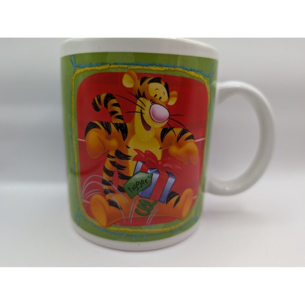 Disney Houston Harvest Christmas Winnie the Pooh & Friends mug tigger piglet 4"